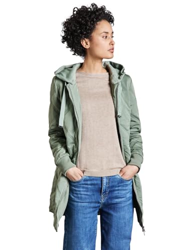 STREET ONE Damen A202050 Jacke Mit Abnehmbarer Kapuze, Mint Green, 36 EU von STREET ONE