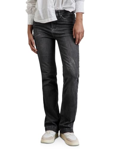 Street One Damen A378212 Jeans im Slim Fit, Black Washed, 29 von Street One