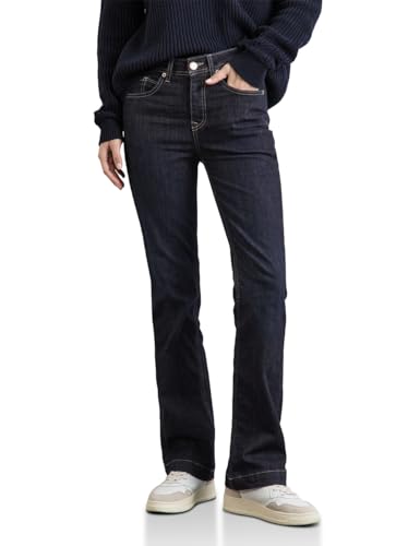 Street One Damen A378309 Jeans im Slim Fit, Indigo Rinsed wash, 33 von Street One