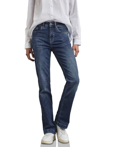 Street One Damen A378213 Jeans im Slim Fit, Medium Blue, 27 von Street One