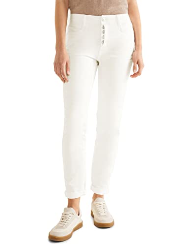 STREET ONE Damen A376424 Jeanshose, Ecru Washed, 34W x 30L von STREET ONE