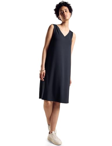 STREET ONE Damen A144092 Jersey Kleid, deep Blue, 38 von Street One