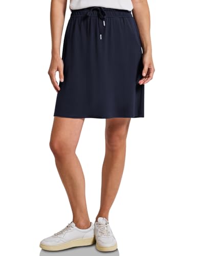 STREET ONE Damen A361770 Jogg Skirt, Deep Blue, 42W STREET ONE Damen A361770 Jogg Skirt, Deep Blue, 42W von Street One