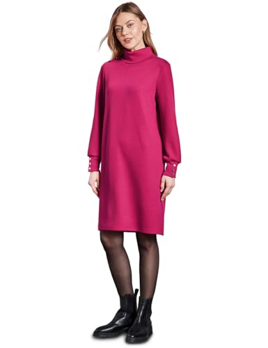 STREET ONE Damen A144315 Kleid Mit Turtleneck, Power Berry, 44 EU von STREET ONE