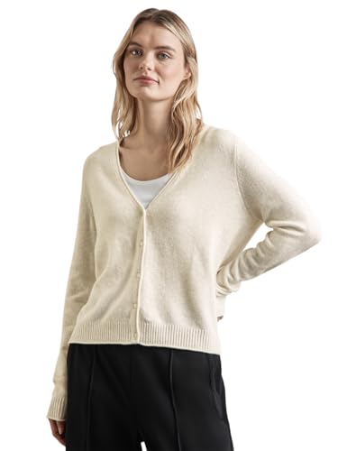 STREET ONE Damen A253824 Kurzer Cardigan,Weiß, 44 STREET ONE Damen A253824 Kurzer Cardigan,Weiß, 44 von STREET ONE