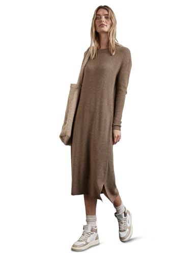 Street One Damen A144209 Langes Strickkleid, Rich Mocha Mel, 42 von Street One