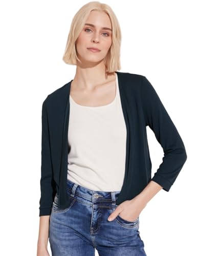 STREET ONE Damen A321348 Leichter Cardigan, Cool Vintage Green, 40 EU von STREET ONE