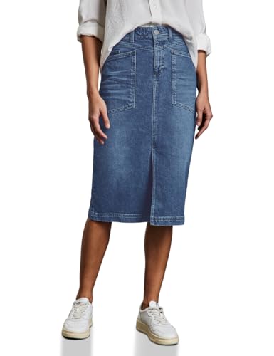 STREET ONE Midi Pencil Jeansrock von STREET ONE