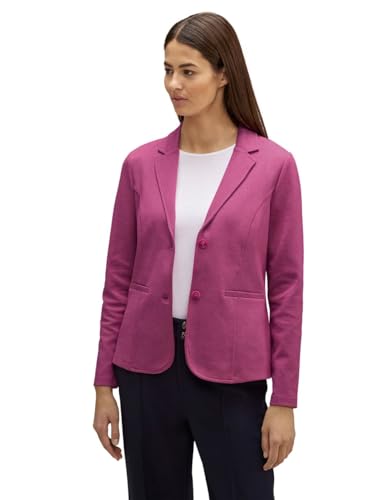 Street One Damen Qr Basic Blazer, Cozy Pink Melange, 40 von Street One