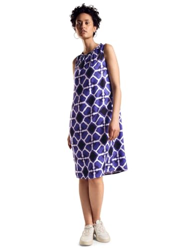 STREET ONE Damen A144094 Print Kleid Ärmellos, Violet Blue, 38 EU STREET ONE Damen A144094 Print Kleid Ärmellos, Violet Blue, 38 EU von Street One