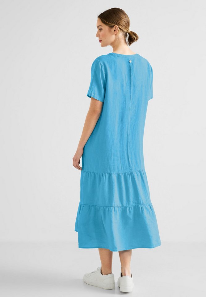 STREET ONE Shirtkleid Leinenkleid mit Volants STREET ONE Shirtkleid Leinenkleid mit Volants von Street One