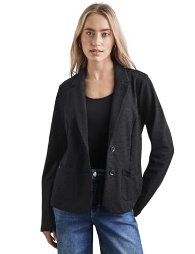 STREET ONE Damen A212373 Melange-Look Blazer,Mehrfarbig,40 von STREET ONE