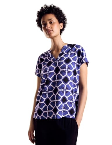 STREET ONE Damen A344806 Sommer Bluse, Violet Blue, 36 EU von STREET ONE
