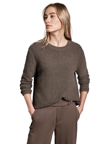 STREET ONE Damen A303180 Strickpullover, Muddy Brown, 38 EU STREET ONE Damen A303180 Strickpullover, Muddy Brown, 38 EU von Street One