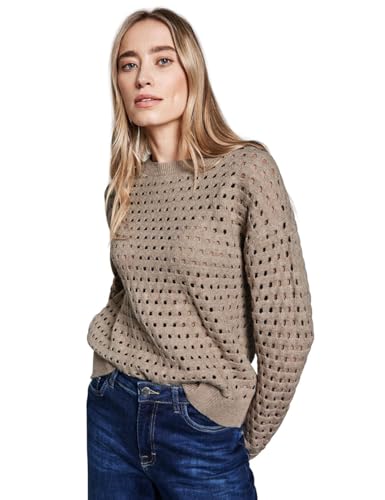 STREET ONE Damen A303178 Strukturpullover, Honey Sand Mel., 34 EU von Street One