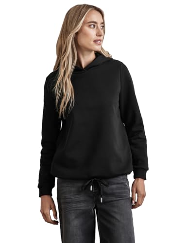 STREET ONE Damen A302976 Sweat Hoodie, Schwarz, 34 EU STREET ONE Damen A302976 Sweat Hoodie, Schwarz, 34 EU von Street One
