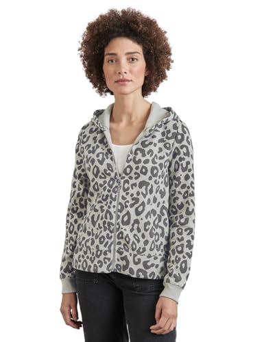 STREET ONE Damen A303054 Sweatjacke mit Kapuze,Mehrfarbig, 38 von Street One