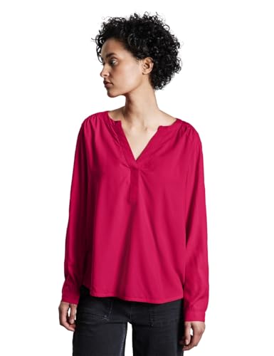 STREET ONE Damen A345321 Tunika In Unifarbe, Power Berry, 40 EU von STREET ONE