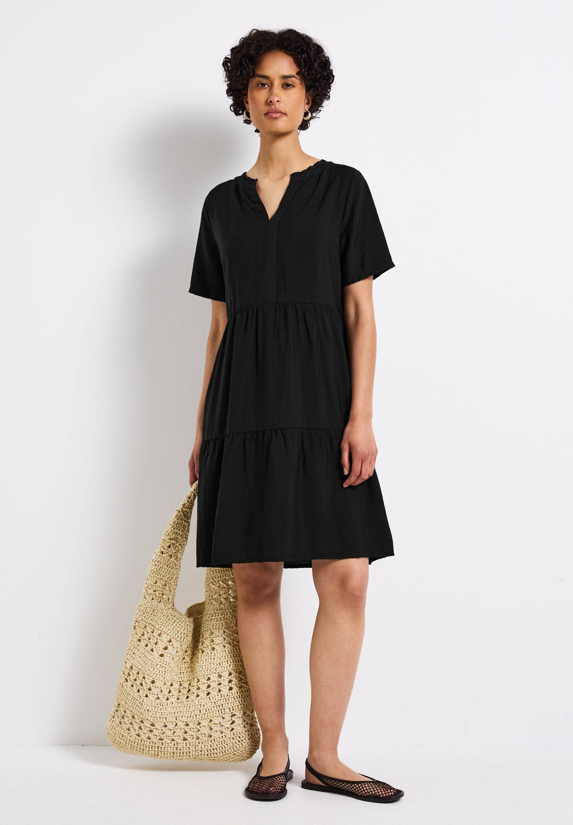 STREET ONE Volantkleid Ohne Taschen im Tunika-Stil von Street One