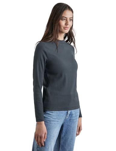 Shirt mit Rippstruktur von Street One