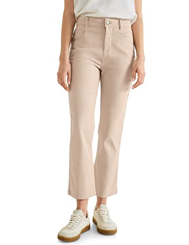 Street One Stoffhose Bootcut Damen A376410 Light Smooth Sand 38W / 28L von STREET ONE