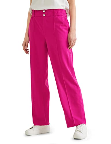 Street One Damen A376421 Stoffhose Straight, Nu Pink, 34W / 30L von Street One