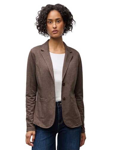 Street One Basic Blazer dark hazelnut brown mel. 40 von Street One