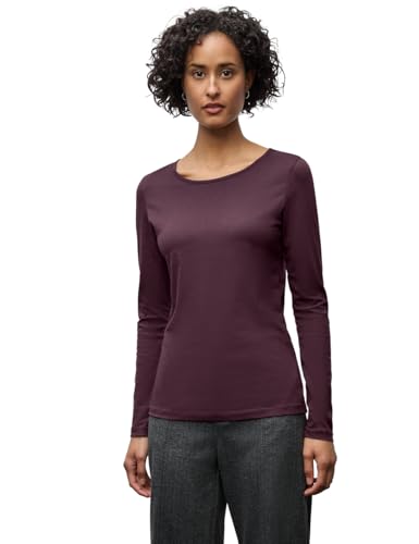 Street One Basic Langarmshirt Jazz Berry 44 von Street One