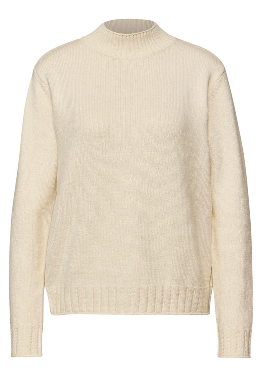 Street One - Basic Turtleneck Pullover beige - Gr. - 38 von Street One