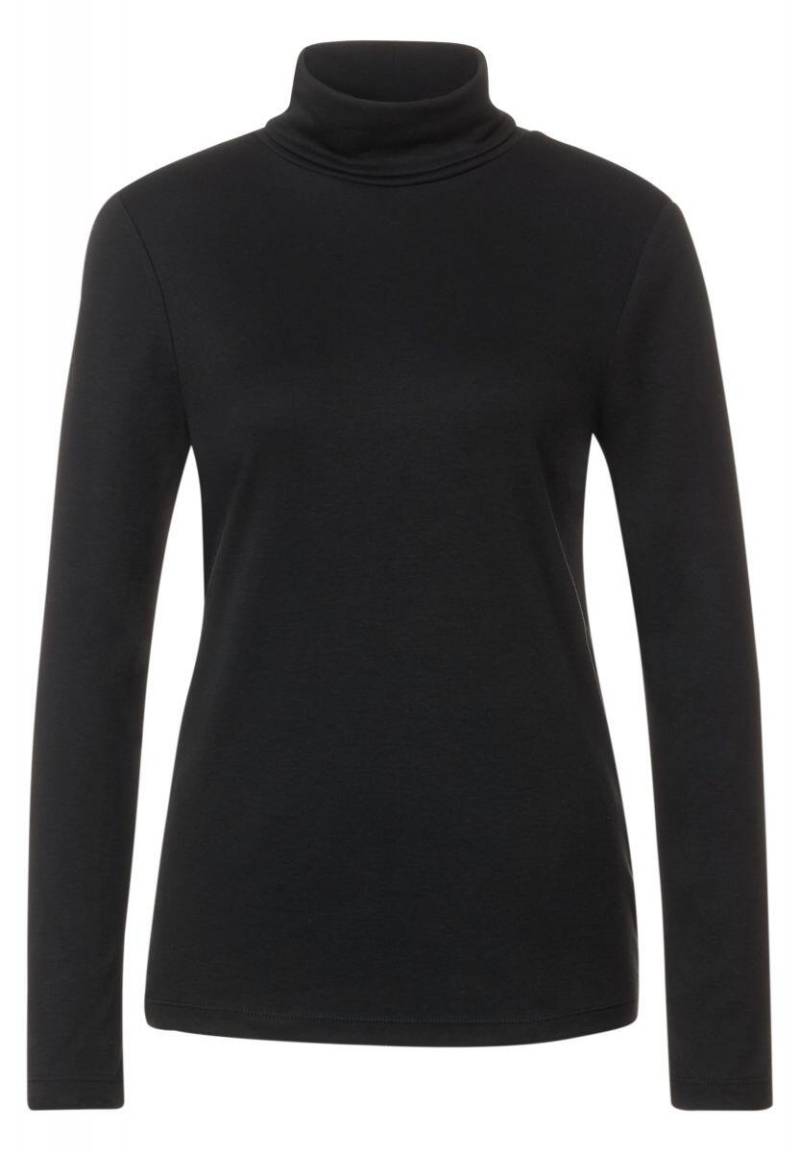Street One - Basicshirt mit Rollkragen schwarz - Gr. - 42 von Street One