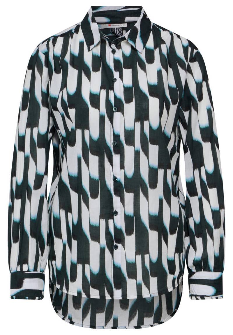 Street One - Bedruckte Bluse blau - Gr. - 36 von Street One