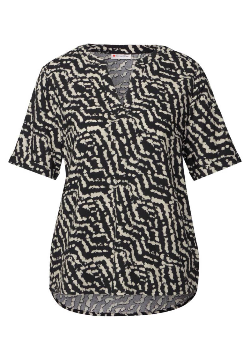 Street One - Bedruckte Bluse schwarz - Gr. - 40 von Street One