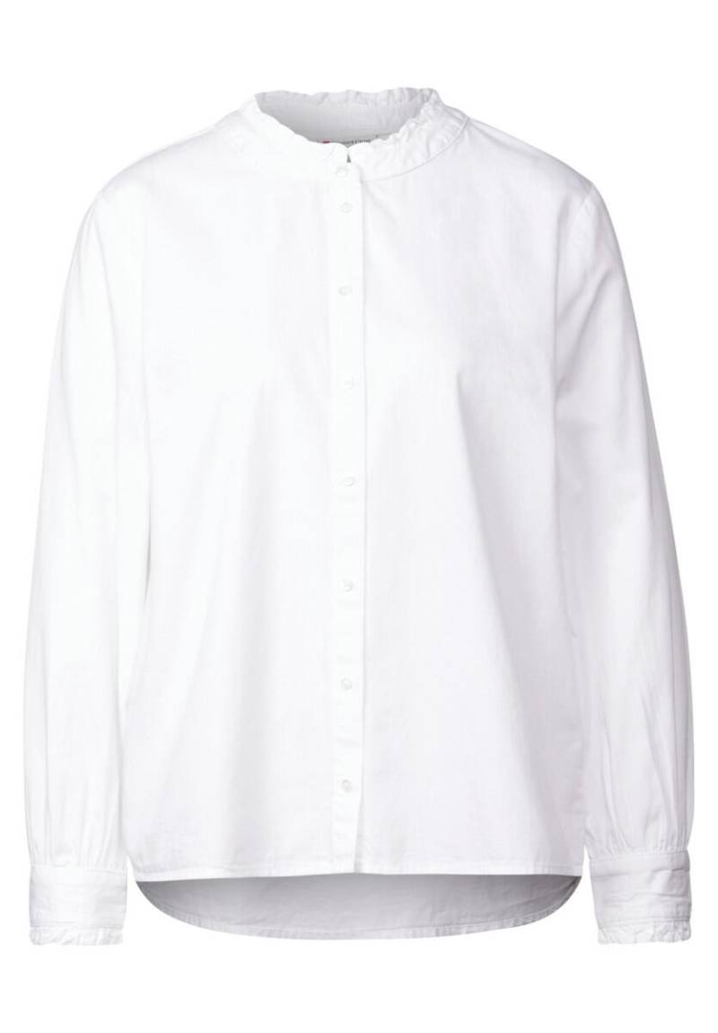Street One - Bluse mit Rüschen-Details weiß - Gr. - 36 von Street One