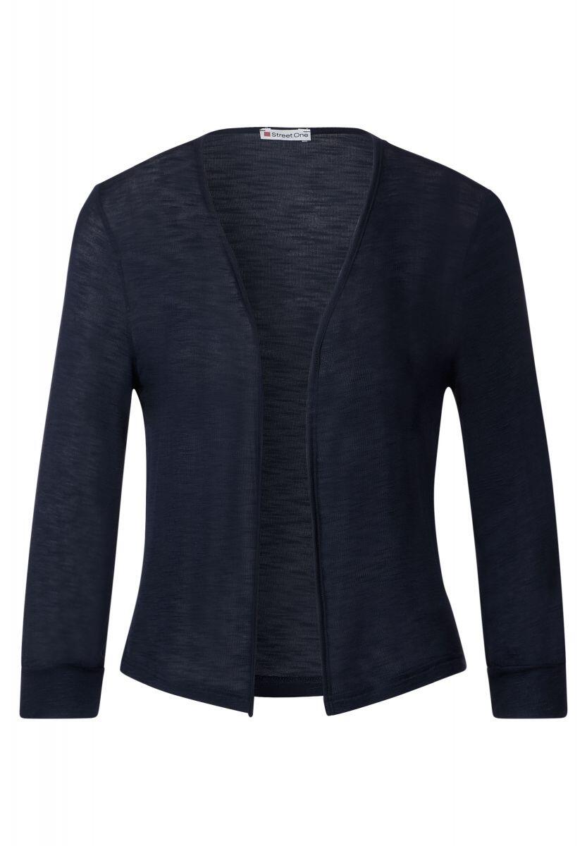 Street One - Bolero Strickjacke blau - Gr. - 36 von Street One