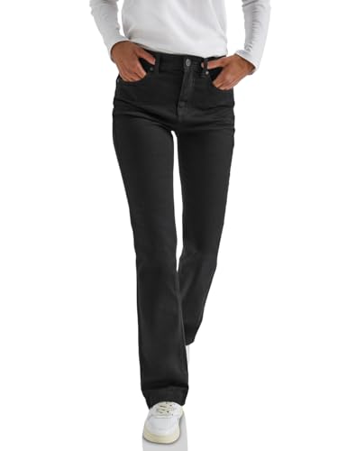 Street One Bootcut Jeans Black clean Washed 27 von Street One