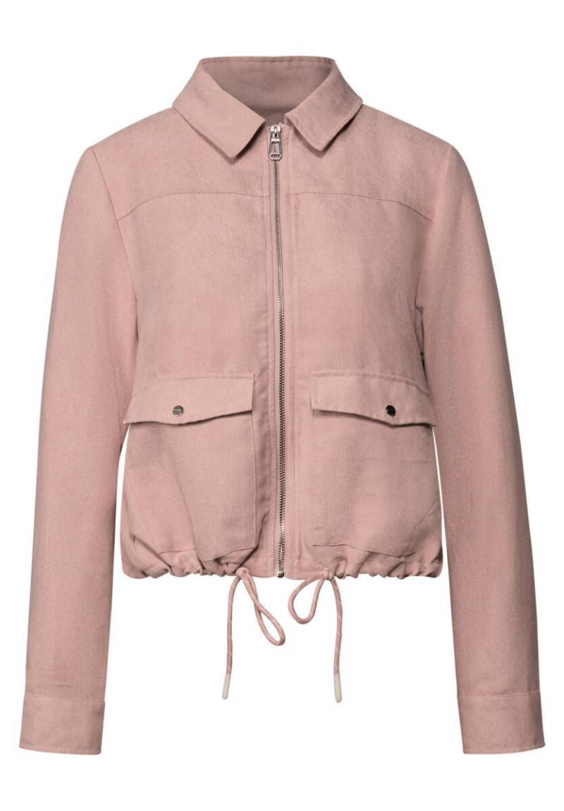 Street One - Cordjacke mit Zipper pink - Gr. - 34 von Street One