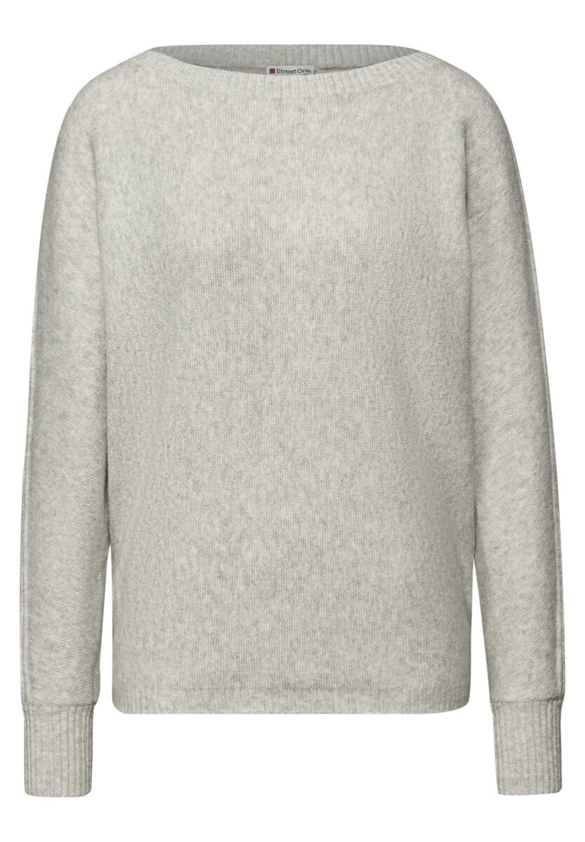 Street One - Cosy Dolman Pullover grau - Gr. - 40 von Street One