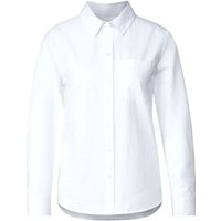 Street One Cotton Officeblouse Damen Bluse white 34 von Street One