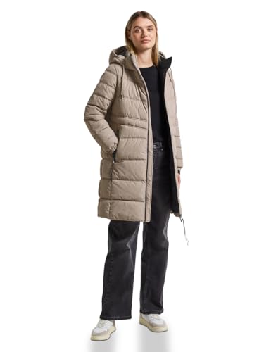 Street One Damen 2005318 Lange Steppjacke, Smooth Champagne, 38 von Street One