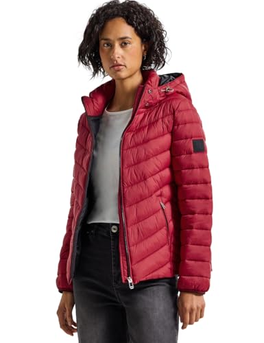 Street One Damen 2005548 Jacke mit Abnehmbarer Kapuze, Carpet red, 36 von Street One