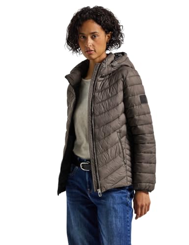 Street One Damen 2005548 Jacke mit Abnehmbarer Kapuze, Nomad Brown, 40 von Street One