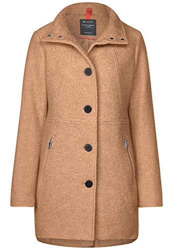 Street One Damen 201417 Valerie Jacke, Beige (Cosy Camel Melange 11794), (Herstellergröße:40) von Street One