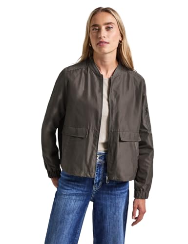 Street One Damen 2115552 Kurzer Blouson, Nomad Brown, 36 von Street One