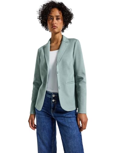 Street One Damen 2116799 Basic Blazer, nile Blue Mel, 38 von Street One