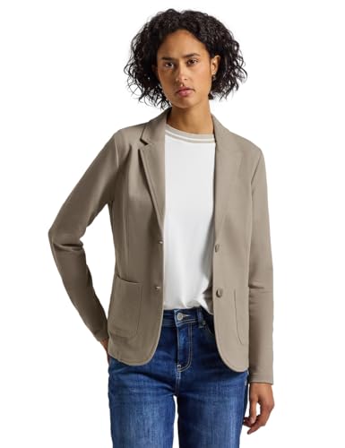 Street One Damen 2116815 Basic Blazer, Mocha Dream Mel, 44 von Street One