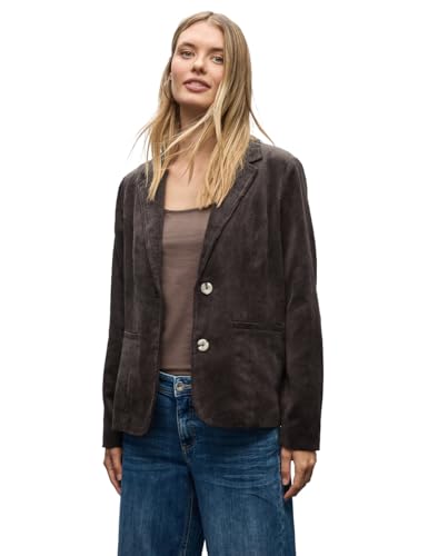Street One Damen 2116828 Cordblazer, deep Roast Brown, 46 von Street One