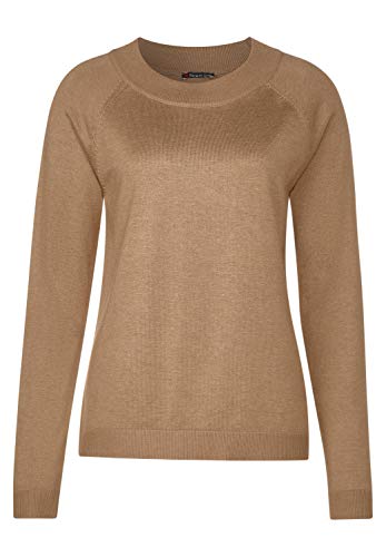 Street One Damen 301174 Gundi Pullover, Beige (Easy Camel Melange 12138), (Herstellergröße: 34) von Street One