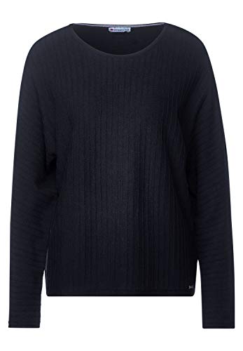 Street One Damen A301304 Pullover, Dark Blue, 38 von Street One