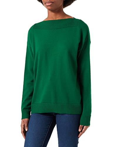 STREET ONE Damen Pullover, Grün(timeless green), 36 von Street One