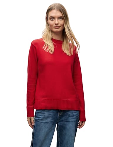 Street One Rundhals Pullover Racing red 34 von Street One